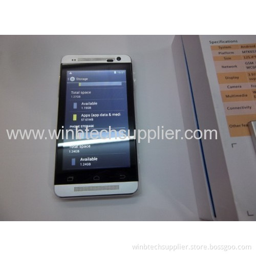 New Mini One Android Phone 3g Dual Core 4.0 Inch Mtk6572 Dual Sim Card Phone Wifi Gps Fm 512mb Ram/4g Rom 
